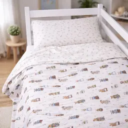 Дитяча постільна білизна TEENAGER Poplin Line Kids Animals (2200012796870) - мініатюра 3