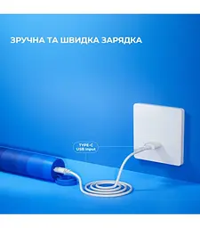 Електрична зубна щітка Oclean Flow Sonic Electric Toothbrush Blue - мініатюра 3