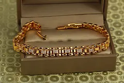 Браслет Xuping Jewelry Фламандія 16.5 см 7 мм золотистий