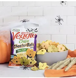 Овочеві чіпси Sensible Portions Gluten-Free Ghosts Bats Sea Salt Garden 14г - мініатюра 3
