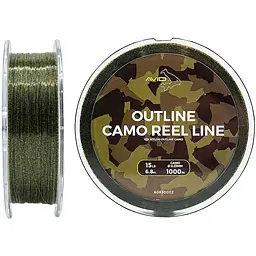 Волосінь Avid Carp Outline Camo Reel Line 1000 м 0.33 мм 15 Lb/ 6.8 кг