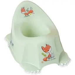 Горщик дитячий Tega Baby антиковзкий Forest Fairytale light green