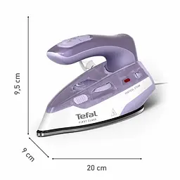 Праска дорожня Tefal First Class, 1000Вт, 65мл, паровий удар -45гр, нерж. сталь, біло-фіолетовий teh0016267 - мініатюра 4