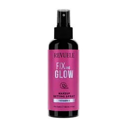 Спрей для фіксації макіяжу Makeup Setting Spray Fix & Glow + Vitamin C Revuele 120 мл
