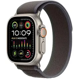 Смарт-годинник Apple Watch Ultra 2 GPS + Cellular 49mm Titanium Case with Blue/Black Trail Loop-S/M (MRF53)