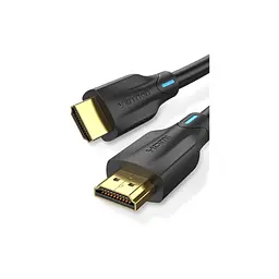 Кабель мультимедійний HDMI M to HDMI M 1.0m 8K60Hz black Vention (AANBF) - мініатюра 2