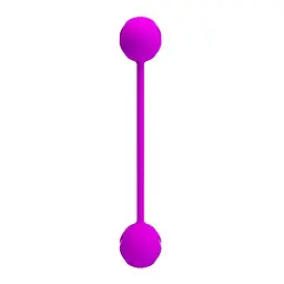 Вагінальні кульки Pretty Love Kegel Ball III, 18.6 см, фіолетовий - мініатюра 5