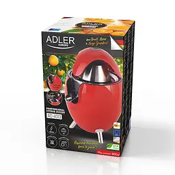 Соковитискач для цитрусових Adler AD 4013 red - мініатюра 6