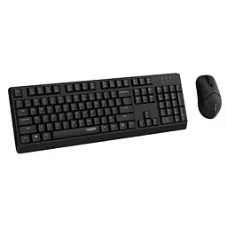 Комплект (Клавіатура та миша) Rapoo X1500 Wireless Black (X1500) - мініатюра 3