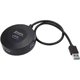 Концентратор Maiwo USB Type-A to 4х USB3.0 30cm (KH304-A) - мініатюра 2