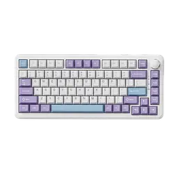 Клавіатура Ajazz AK820 Max HE RGB White Purple (AK820MAX-HEMS-HS) - мініатюра 2