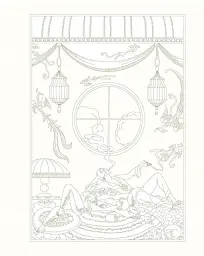 The Age of Glamour. An Art Deco Colouring Book - мініатюра 3