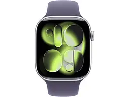 Смарт-годинник Apple Watch Series 11 GPS 46mm Silver Alu. Case w. Purple Fog S. Band - S/M (MEV94) - мініатюра 2