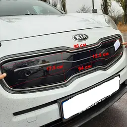Зимова кладка для решітку радіатора Kia Sportage 4 QL 2016- Глянець FLY - мініатюра 2