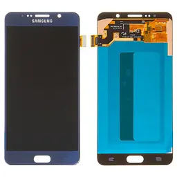 Дисплей для Samsung Galaxy Note 5 N9200, N920C Galaxy Note 5, Galaxy Note 5 N920F, синій, без рамки, High , (OLED)