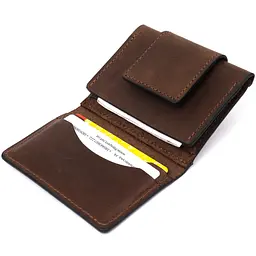 Шкіряна візитниця GRANDE PELLE 7х10х1 см acs0025913 - мініатюра 3