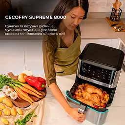 Мультипіч (аерогриль-фритюрниця) CECOTEC Cecofry Supreme 8000 - мініатюра 2