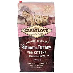 Сухий корм Carnilove Cat Salmon & Turkey для кошенят лосось та індичка 6 кг - мініатюра 3