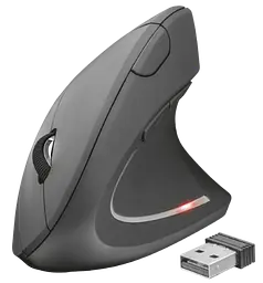 Миша бездротова вертикальна Trust Verto Ergonomic Black (22879)