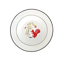 Тарілка супова МВМ My Home 21.5 см біла (KP-52 WHITE) - мініатюра 2