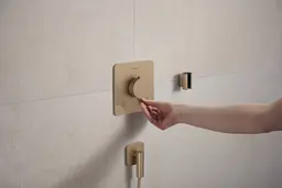 Шлангове під'єднання Hansgrohe FixFit Fine Q зі зворотнім клапаном brushed bronze 28884140 - мініатюра 2