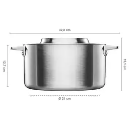 Каструля Norden Steel 5 л 1067640 - мініатюра 2