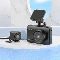 Відеореєстратор Hoco DV3 Driving Recorder With Display (dual-channel) Black - мініатюра 7
