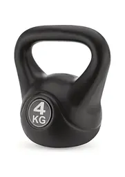 Гиря вінілова Gymtek 4кг чорний - мініатюра 4
