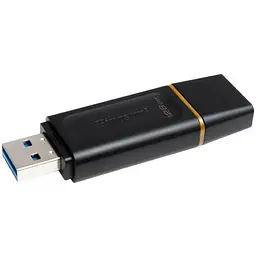 Флеш пам'ять USB Kingston DataTraveler Exodia 128GB USB 3.2 Gen 1 Black/Yellow (DTX/128GB) - мініатюра 1
