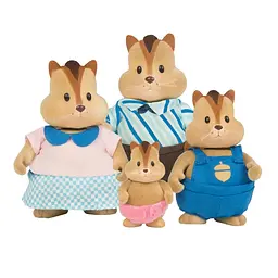 Набір фігурок Li'l Woodzeez Сім'я Бурундуков 4од книжка EN det0018397 - мініатюра 4