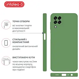 Чохол до мобільного телефона Intaleo SoftShell Samsung Galaxy A22 LTE (4G) Green (1283126562624) - мініатюра 4
