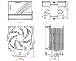Кулер процесорний ID-Cooling Frozn A610 ARGB Білий - мініатюра 5