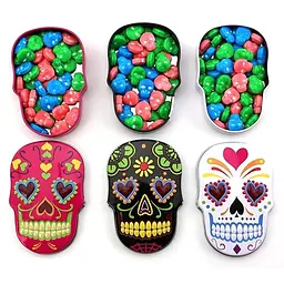 Драже Sugar Skulls Sweet Candy Skulls Tin 39.6g - мініатюра 4