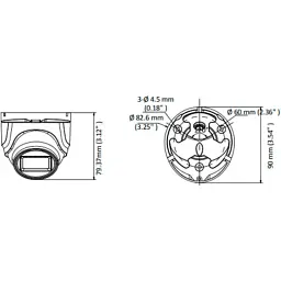 Камера відеоспостереження Hikvision DS-2CE76U1T-ITMF (2.8) - мініатюра 3