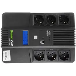 Лінійно-інтерактивний ДБЖ Green Cell UPS06 (600VA/360W) - мініатюра 2