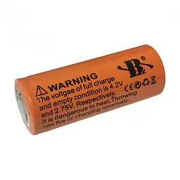 Батарея акумуляторна для ліхтарів X-Balog 26650 Li-Ion 4,2V - мініатюра 2