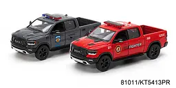 Металевий інерційний пікап Dodge Ram Police/Firefighter 5", відкриваються двері (В асортименті) - мініатюра 3