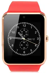 Смарт-годинник GT08 з камерою і Sim картою Gold Red (16148) - мініатюра 3