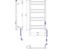 Сушарка для рушників Ardesto Square-TR K (6.1.0701.06.WM) - мініатюра 4
