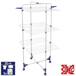 Сушарка для білизни підлогова Casa Si Athletic 3 White (CS92185E04), Білий - мініатюра 2
