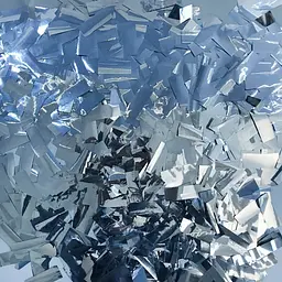 Метафан із фольги святковий 800 г сріблястий - мініатюра 6