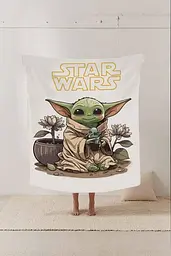 Плед 3D STAR WARS Малюк Йода 20222448_B 12256 135х160 см - мініатюра 2
