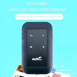 Портативний 4G LTE роутер Pix-Link Mobile Router PH312-E кишеньковий Wi-Fi модем з LED дисплеєм Black (19863) - мініатюра 7