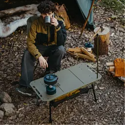 Стіл розкладаний Naturehike CNK2450JJ025 80х40 см Olive - мініатюра 8