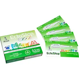 Протипаразитарні краплі Modes EctoStop для собак до 4 кг 0.5 мл - мініатюра 5