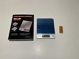 Ваги ювелірні електронні 0.1–500 г з LCD-дисплеєм, таруванням, калібруванням і підрахунком предметів, сріблясті - мініатюра 6