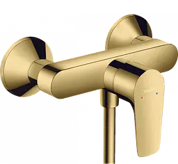 Змішувач Hansgrohe Talis E для душу Polished Gold Optic 71760990 Золотий