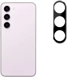 Захисне скло на камеру DK 3D Color Glass для Samsung Galaxy S23+ S916 015644 black - мініатюра 7
