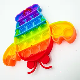 Сенсорна іграшка антистрес силіконова нескінченна пухирка поп іт UKC Pop It Fidget - мініатюра 4