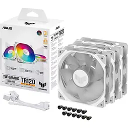 Комплект вентиляторів ASUS TUF Gaming 120мм TR120 ARGB Reverse Triple Pack White (90DA00D3-B09020) - мініатюра 9